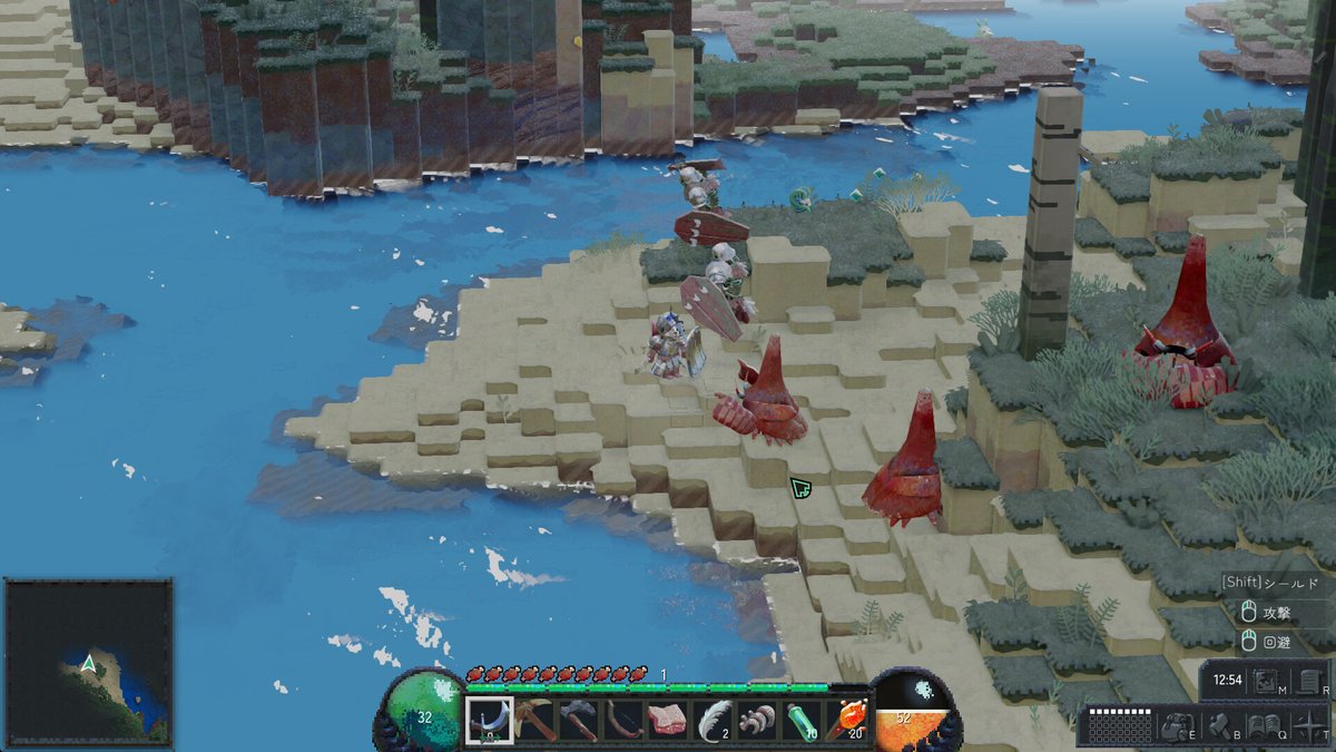 gamespark's tweet photo. 見下ろし型サンドボックスサバイバル『Direland』では、地形を破壊するほど巨大なモンスターとも戦う。Steamストアページ公開
https://t.co/aZBrwUtdFj

ブロック単位で生成される世界で生活＆冒険をするサンドボックスサバイバル。

https://t.co/wUtTxCIY3J https://t.co/tV9vfibe5c