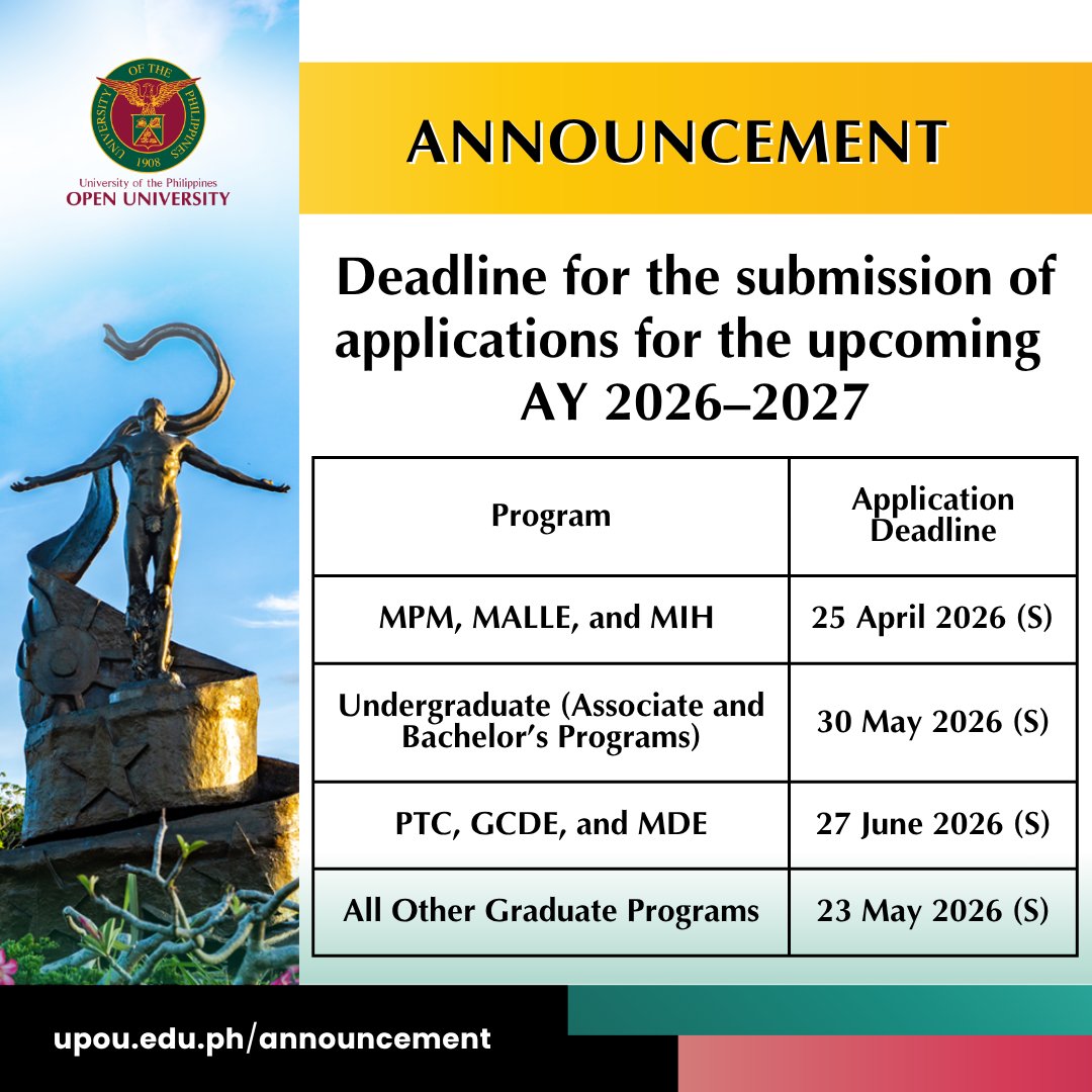 UP Open University tweet media