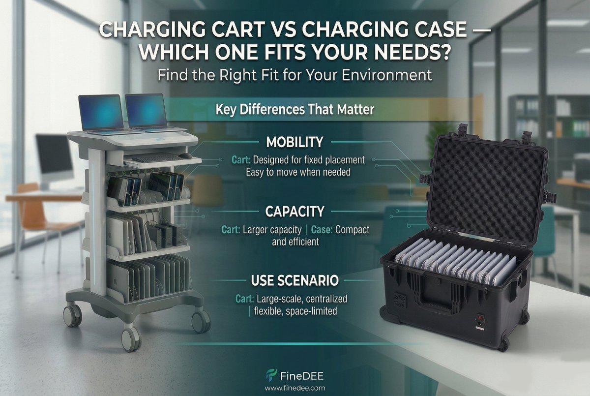 FineDEE_Product's tweet image. Charging cart ≠ always the best choice.

For small classrooms and flexible setups, a charging case can be more practical.

It’s about fit, not size.

🔗 finedee.com

#EdTech #ChargingSolutions #DeviceManagement