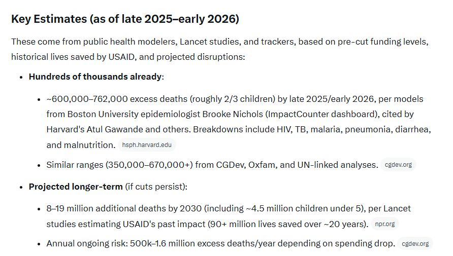 <a href="/mark_slapinski/">Mark Slapinski</a> how many children died because the US stopped US Aid?