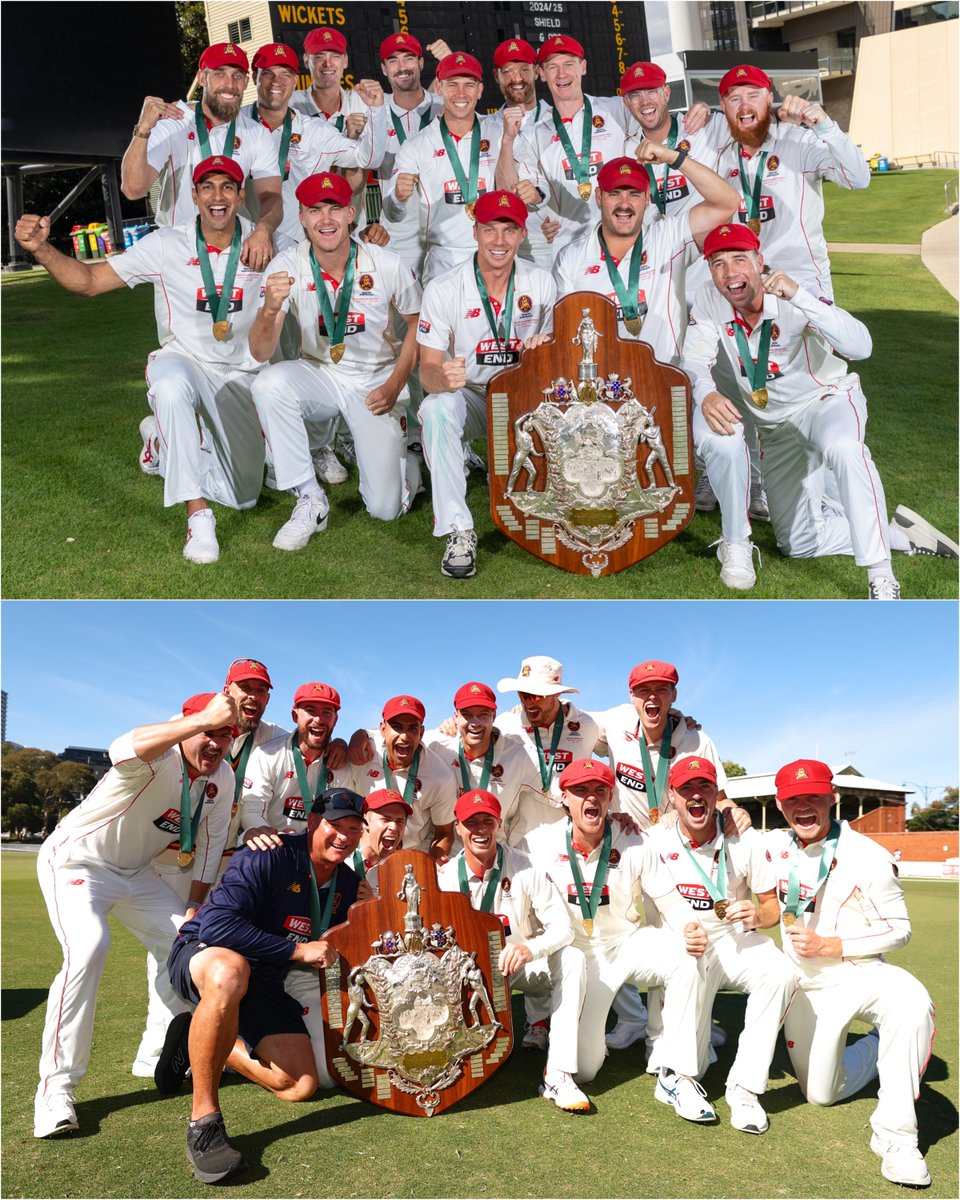 Back-to-back Sheffield Shield titles for South Australia 🏆 🏆 

srkl.in/6014B78pMI