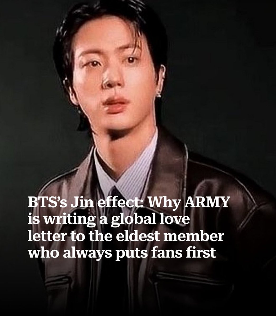 DeeVolley's tweet photo. Jin has given Army so much love he deserves to receive so much back 

WE LOVE YOU JIN
#JIN #btsjin #Seokjin #BTS_ARİRANG @BTS_twt https://t.co/zqH2WbXa33