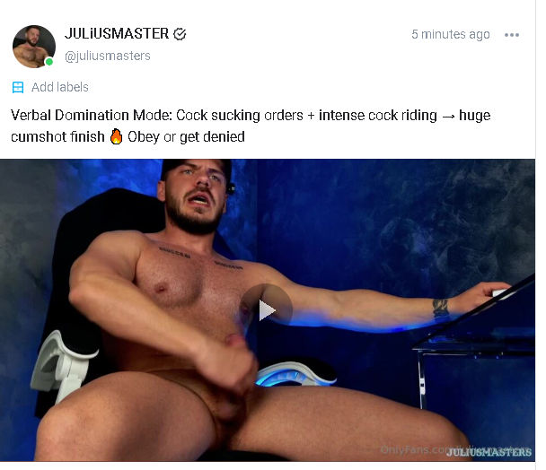 JULiUSMASTER tweet media