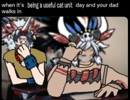 No Context Battle Cats tweet media