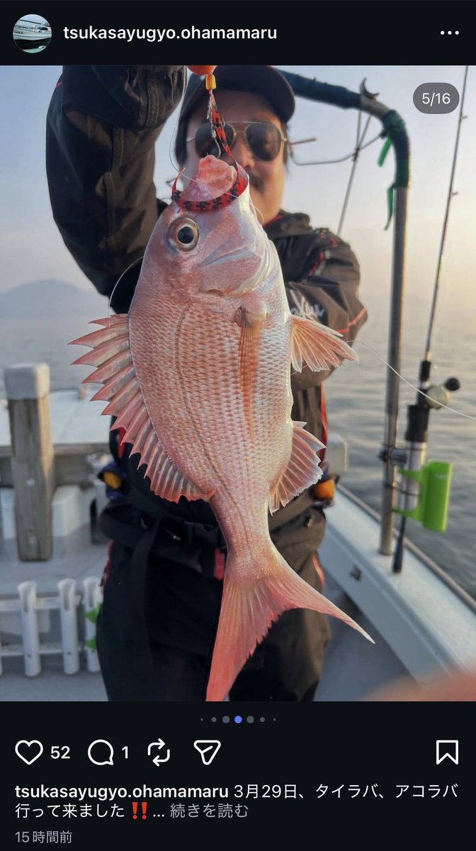 MAZIN_0120's tweet photo. 昨日のオフショア鯛アコラバ釣果

朝1匹鯛釣ってから中々厳しく
夕まずめごろにポツポツ釣れ出して
まあそれなりに楽しめましたンゴ
早くのっこみ来いと願う所存でございます。

何だ、このおっさん(15回目)

https://t.co/uyUxuGFbEi https://t.co/Etbx3GGxuj