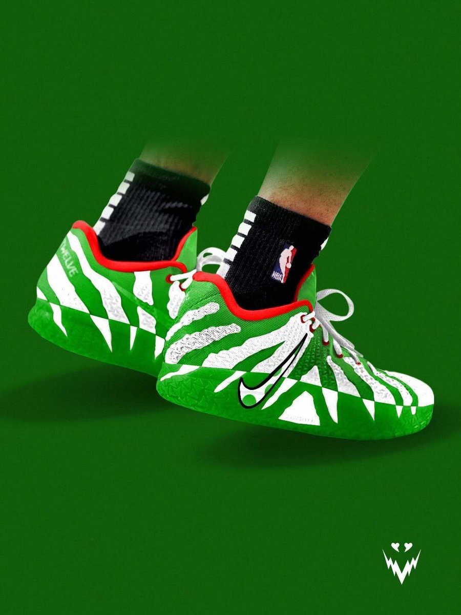 SneakerAlertHD's tweet photo. Nintendo x Nike JA 3 “YOSHI” concept 🥚🦖 https://t.co/3fDUmUhdTc