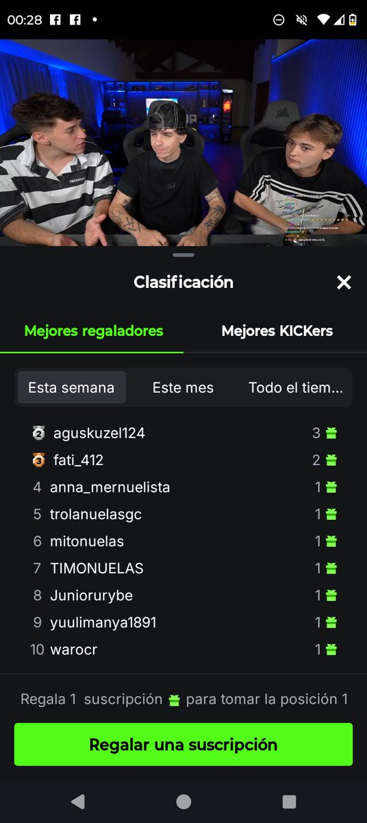 Le dimos el premio del Bingo a <a href="/yuulimldo_/">yuli 🐝★²⁸</a> !!!
Pero los muchachos ignoraron totalmente la sub, es para matarlos🔪
<a href="/mernuel_/">Manu 🐝</a> te vamos a perseguir en tus sueños, ojito