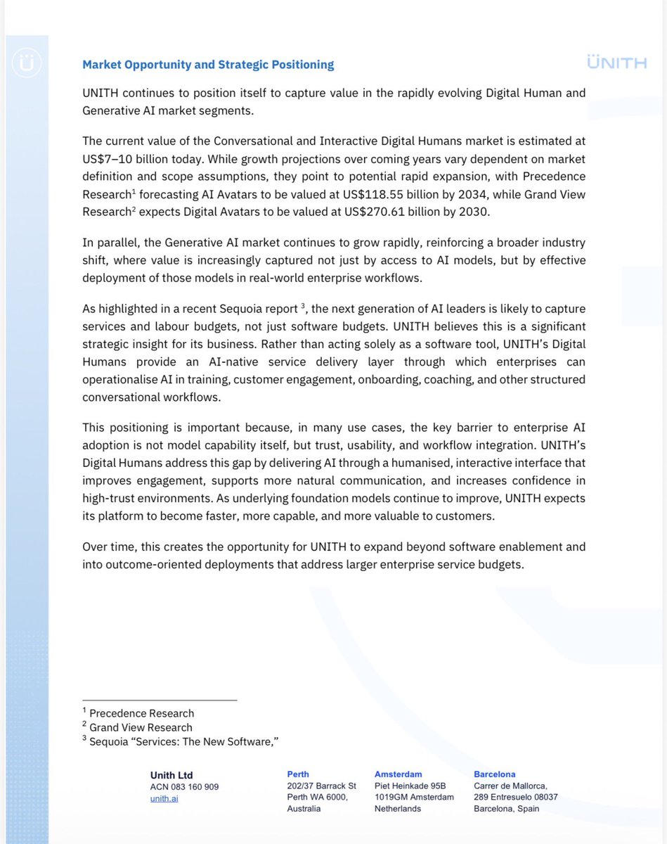 LithiumLover2's tweet image. $UNT UNITH UNT_ASX

Gaining traction with their Digital Humans 
SP - 0.008
MC - around $10m
Revenue - $5m+
#Digitalhumans #Unith #AI

thecapitalnetwork.com.au/post/the-capit…