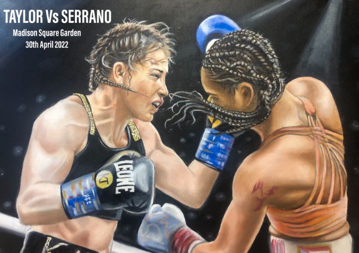 Art of the Day! "Taylor Vs Serrano". Buy at: ArtPal.com/DavidBell?i=18…