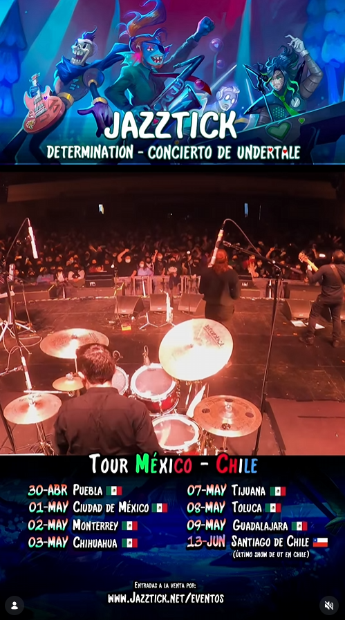 outlanderfrog's tweet photo. @Burning_Myn aguante Jazztick, banda chilena que ha tocado temas de UT/DT e incluso ha empezado a hacer giras fuera del país. https://t.co/70Abd7YwVG