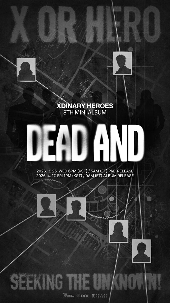 the art album cover for Xdinary Heroes “Dead And” album on spotify is just mind blowing amazing?! 🤩