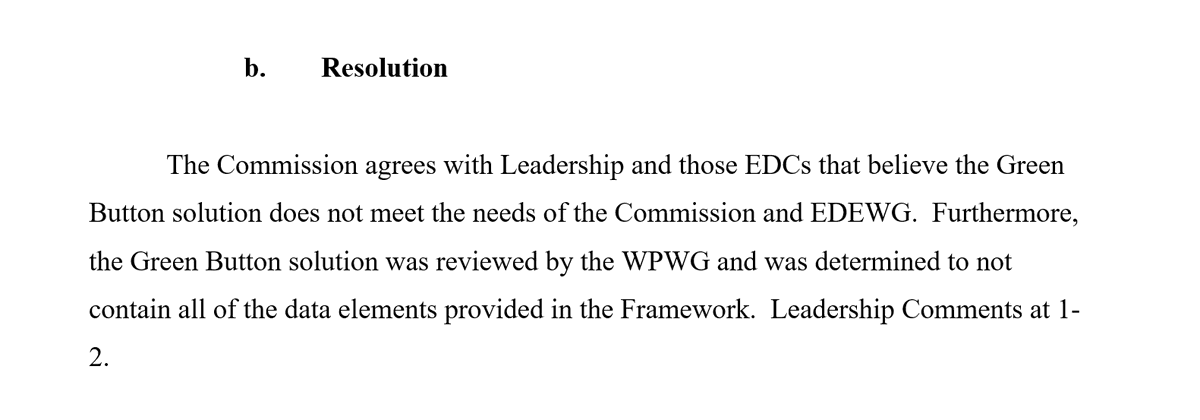 mission_data's tweet photo. Here is the PaPUC back in 2015 siding with utilities and memorializing an illegal arrangement (contrary to Act 129) that is a de facto ban on competitive residential demand response. The Governor has done nothing to remedy this, despite appointing 2 Cmrs and the chair! https://t.co/5qICLuQnAQ