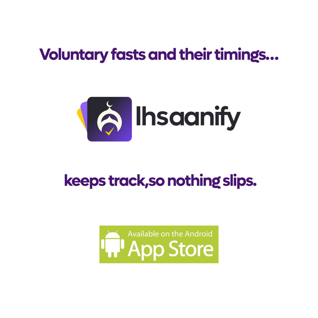 ihsaanify's tweet photo. Don’t let these days pass you by.

three days…
but a reward far beyond them.

for reminders like this,
download ihsanify to help keep track.

available on android https://t.co/ei0O1wjS94
