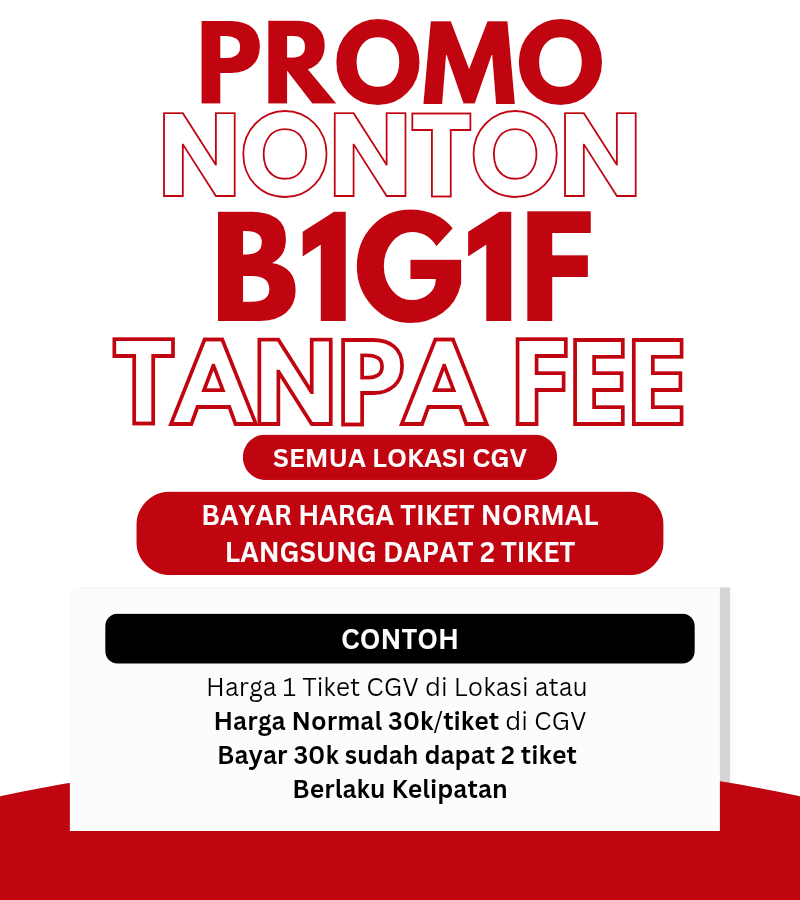 Promo nonton b1g1 bioskop CGV • Fastrep on profile tweet media