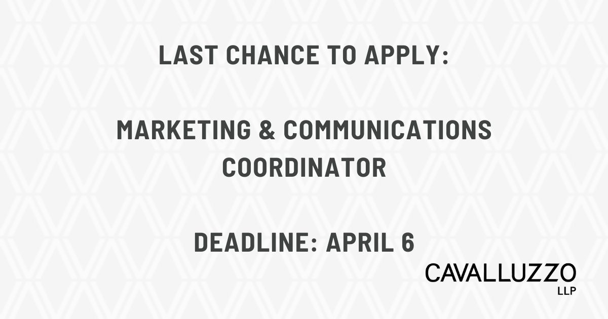 Cavalluzzo LLP tweet media