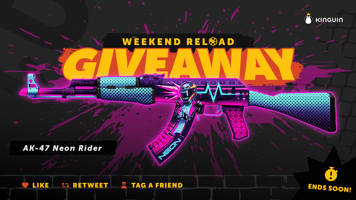 KinguinCS2News's tweet photo. Gear up for the weekend! Grab your chance to win.

✅ Follow @KinguinCS2News
✅ Like & RT
✅ Visit: https://t.co/F3AXInUWHm
✅ Join TG: https://t.co/UfwbDLqSTC
✅ Tag your duo and answer this question in a creative way: If CS2 had a dating app, what would your bio be?

Winner drops Monday night 🍀T&C: https://t.co/MFy77k551M
