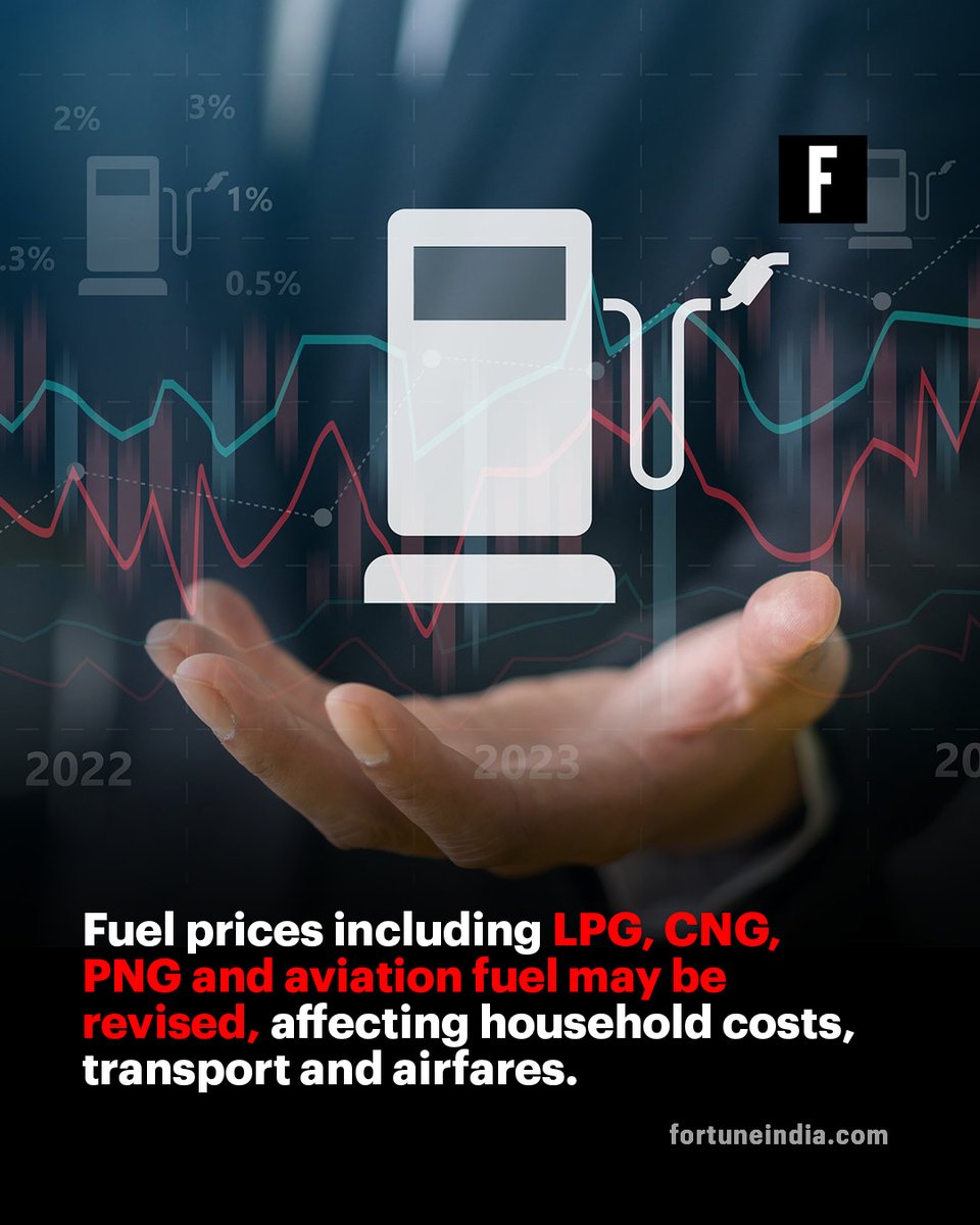 FortuneIndia's tweet image. [PART 1/2]

💸 Financial changes from 1 April 2026 that will impact your money.

Tax rules, banking charges, fuel prices, and train ticket policies are all set to change. Take a look!

For more news &amp;amp; updates, visit 🔗 fortuneindia.com

#FinanceNews #Tax #Banking
