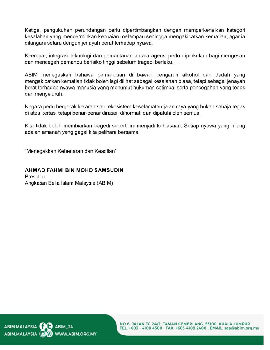 ABIMalaysia 🇲🇾🇵🇸 tweet media