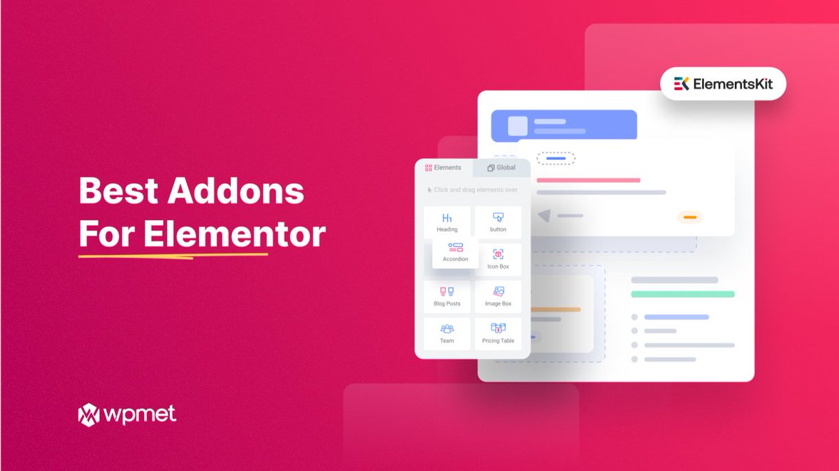 wpmetcom's tweet photo. The 2026 Guide to Elementor Addons. We analyzed what actually matters today:

→ performance
→ real use cases
→ complete workflows

This guide breaks down Elementor addons no one else is talking about 👇

🔗 https://t.co/610G0W1Y2s

#WordPress #WebDesign #WooCommerce #WPDev https://t.co/VSF8wpFAmQ