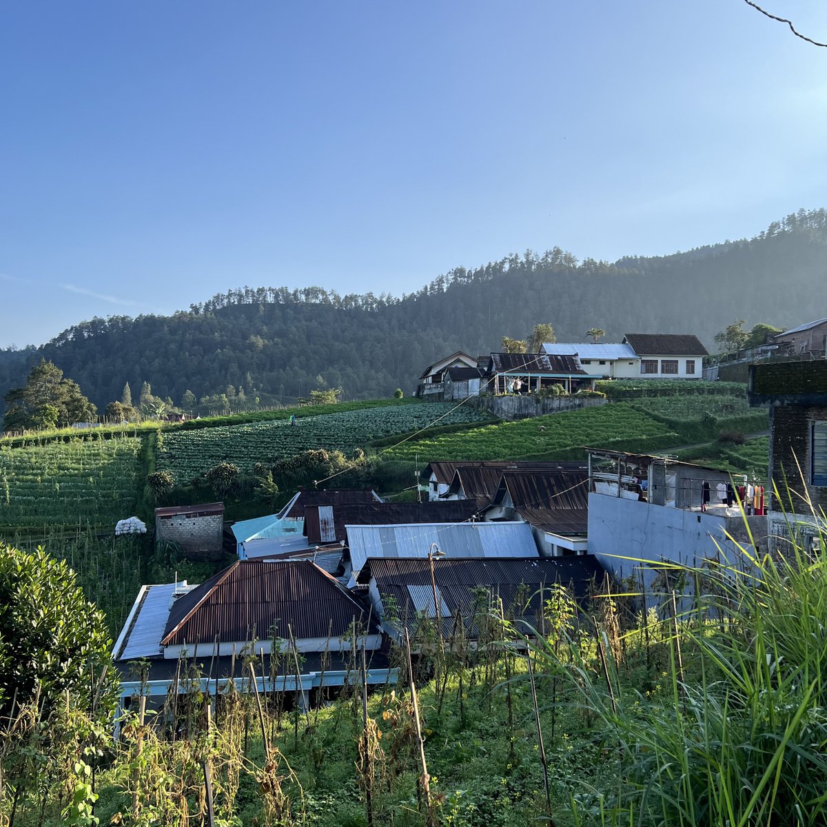 A quiet morning in Tawangmangu.