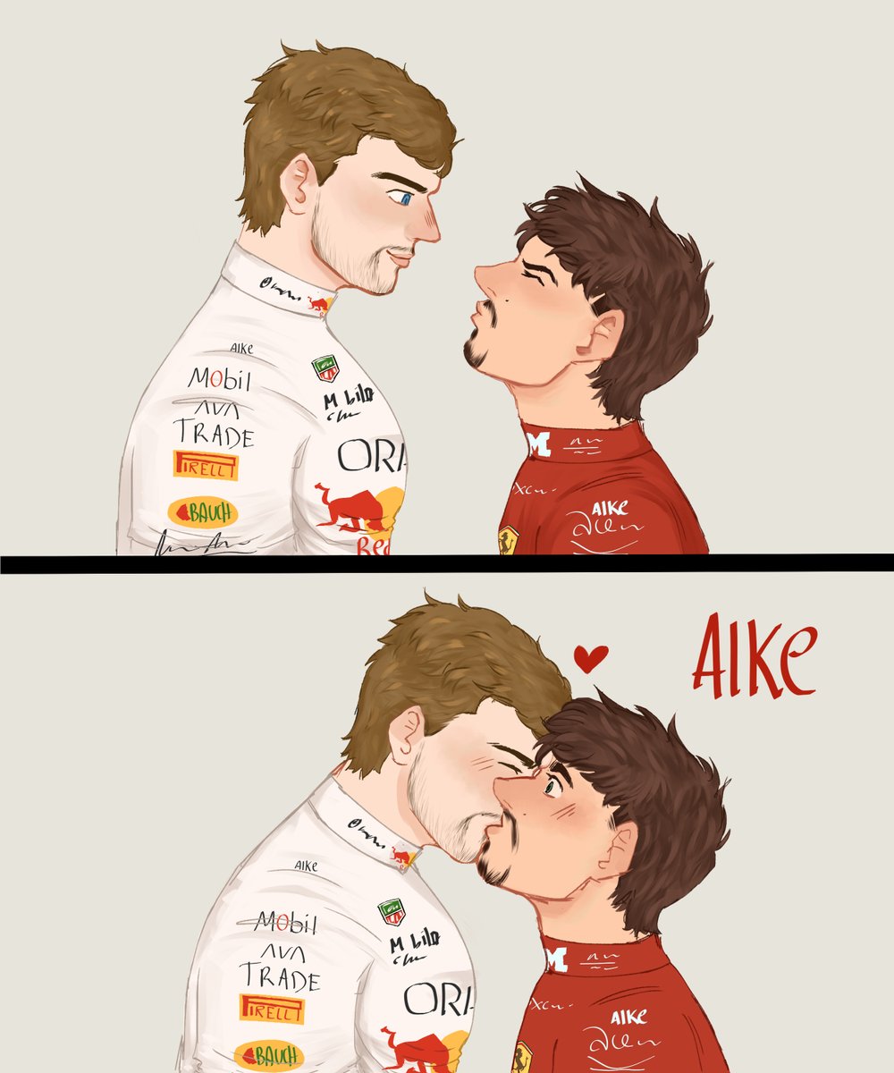 aikeblue's tweet photo. kiss

#lestappen #maxverstappen #charlesleclerc https://t.co/QFC2L375K6