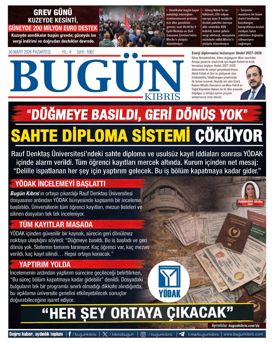 Bugün Kıbrıs tweet media