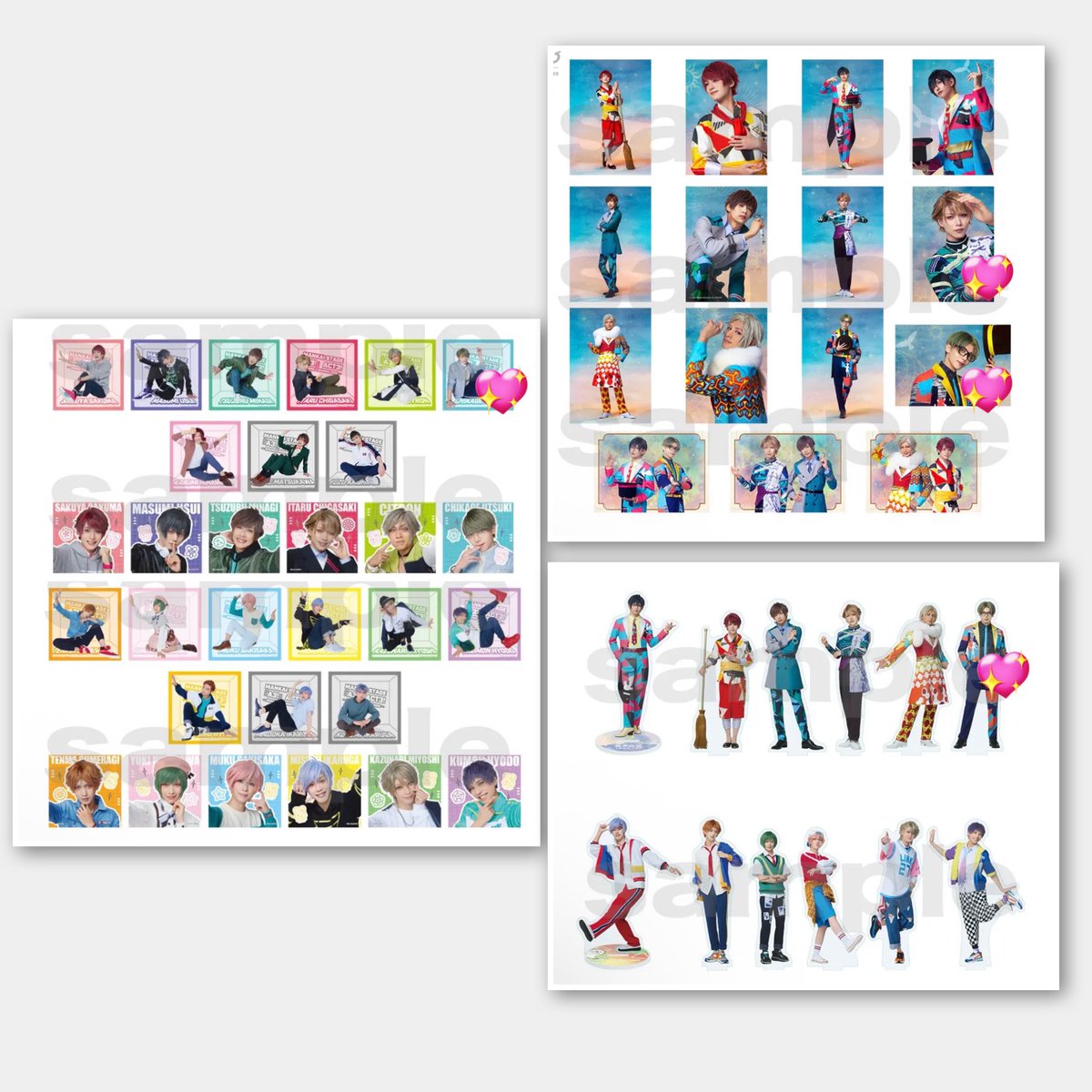 rei0915ask's tweet photo. 【交換/讓渡】エーステ アニカフェ ポートレート　グッズ　

譲 : 画像1
       ⭐︎真澄 シトロン ⭐︎三角 椋 
　     莇 十座 丞 誉 

求 : 定価(+送料) 
　　同種万里
　　春夏2026（至、千景各種）
　　画像2💖優先
⭐︎は交換優先
都内手渡し、郵送
現地手渡し相談◯ https://t.co/6UMHvB90k8