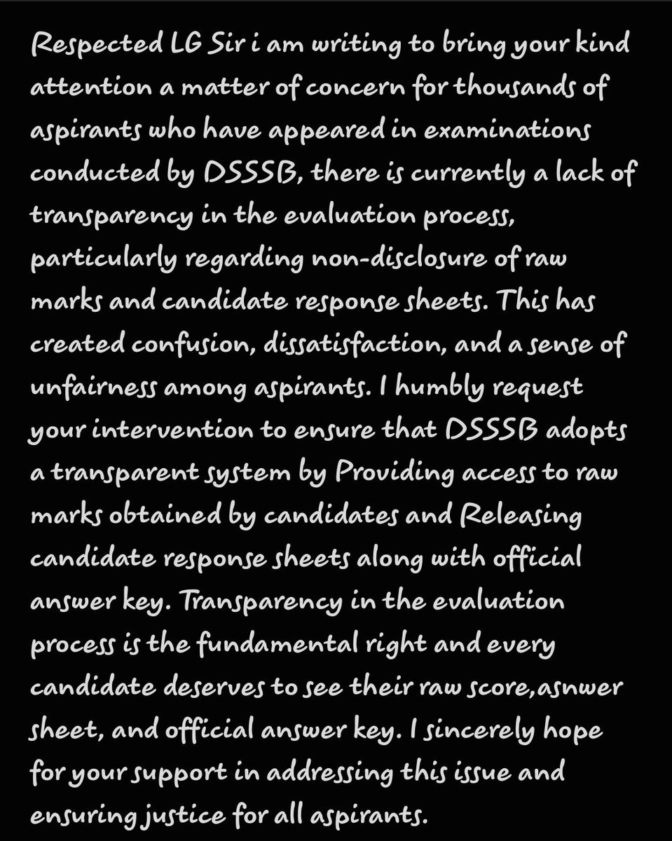 DevKhatri29's tweet photo. Please Look Into the Matter LG Sir🙏
#AspirantsDemandJustice 

#WeDemandTransparency 

#WeDemandRawScore 

#WeDemandCandidateResponseSheet 

#dsssbresultdelay 

@SandhuTaranjitS
@LtGovDelhi
@LokNiwasDelhi
@gupta_rekha
@dsssbofficial https://t.co/ZkpmCFSfC1