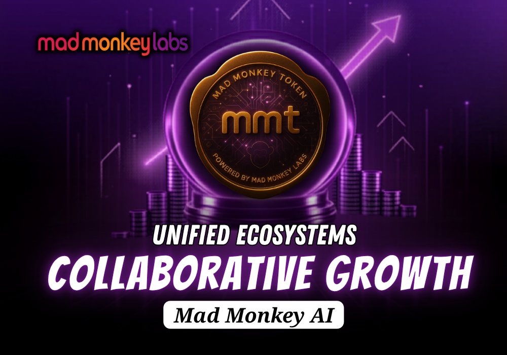 MMT_madmonkey's tweet photo. True growth happens when all elements work together.
 Mad Monkey combines technology, community, and data into a unified ecosystem experience. 🤝
Integrated systems
 Collaborative growth
 Unified participation
Synergy drives lasting impact.
#MadMonkeyAI #MMT https://t.co/nMOngdWp8D
