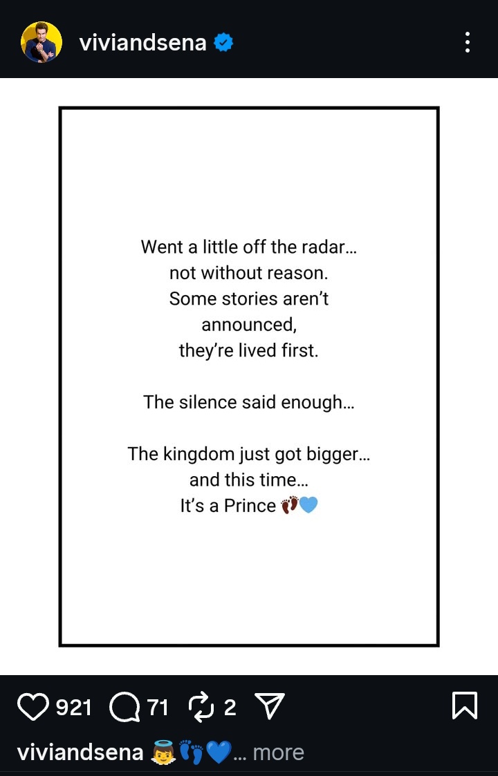 Congratulations 🎉 🎉🥳<a href="/VivianDsena01/">Vivian Dsena</a> 
#VivianDsena