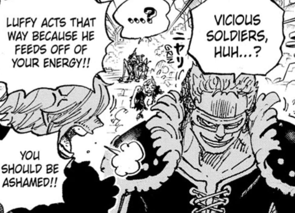 MelonTeee's tweet image. Elbaf is really proving Sanji is the one pulling in Zoro and Luffy a bunch LOL never have I seen him so tired of their shenanigans