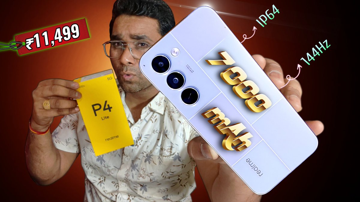 Atulbazaar's tweet image. #realmep4lite5G really Best Device available in Current Market Price 🔥 God Jib @realmeIndia 🙌
Watch Full Review 👇⬇️
youtu.be/jy2BjPskJTE