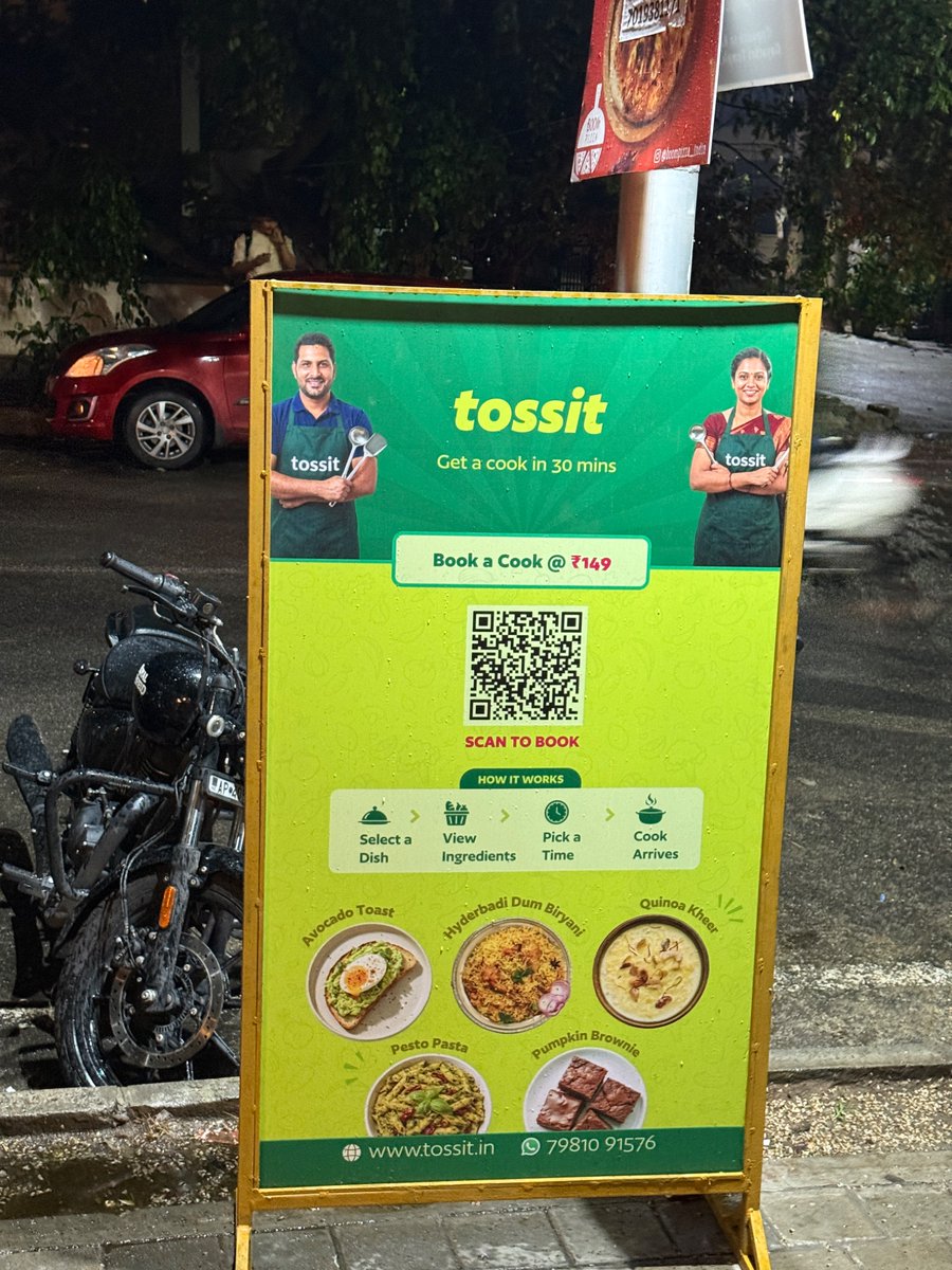 pHequals7's tweet photo. the quick servitization of everything is the defining megatrend in India

spotted @ HSR https://t.co/OjqoUaHQOP