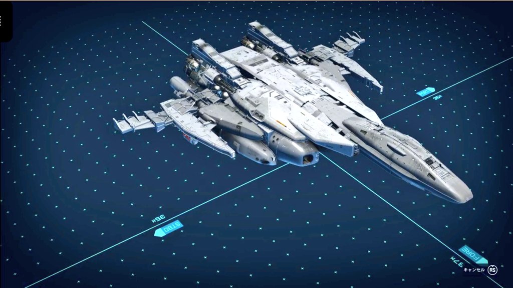 1913gtr's tweet photo. スターフィールド宇宙船クリエイト楽しくて1周目全然進まん。
今回は戦闘機っぽいイメージで作成
2×2居住区、2×1船長室、コントロール、AIO、工房を使用で広々快適

翼みたいなパーツてあんまり無いよのね…
MODとか使うとあるのかしら…🤔💭
 #スターフィールド  #Starfield https://t.co/fvqywfXkgS