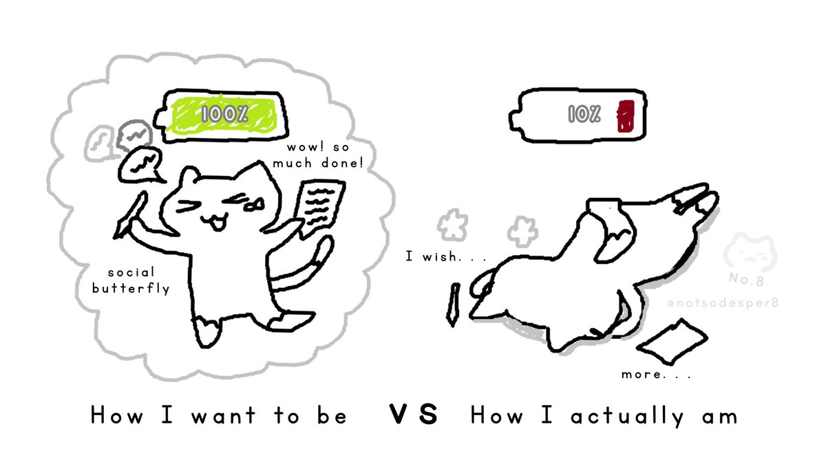 notsodesper8's tweet photo. Expectations vs Reality ⊹ ࣪ ˖

It do be like this most times for me. Is it like this for you too? /ᐠ > ˕ <マ? ₊˚⊹

#artist #vtuber #doodle https://t.co/mcyh6E2ukE