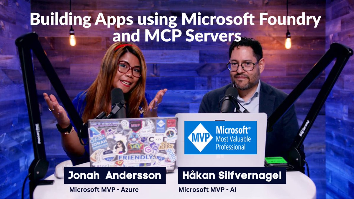cjkodare's tweet image. Had an awesome experience at #MVPSummit 2026 at @Microsoft HQ in Redmond! 🚀
Got the opportunity to record this video content at Microsoft Studio with fellow MVP @agrevlis  together we shared how to build MCP Server using Microsoft Foundry.

Thanks to the @MVPAward  program and