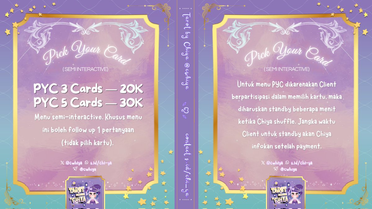 selecnite's tweet photo. ㅤㅤㅤㅤㅤㅤㅤㅤㅤㅤㅤㅤㅤㅤㅤㅤㅤ
ㅤㅤ🩰          A Tarot Reader   ⚚ 
ㅤㅤ🧶ㅤㅤ:      https://t.co/RuAQSDiEH3    (whatsapp)  

ㅤㅤ🪡ㅤㅤ  ⌕ @cwhiya's backup 🪼
ㅤㅤㅤㅤㅤㅤㅤㅤㅤ https://t.co/R4Ded78zDF
