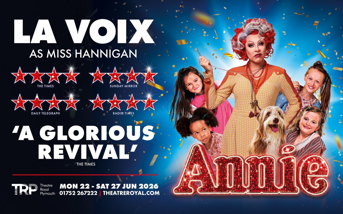 OnCourseSW's tweet image. WIN 2 TICKETS TO ANNIE! 🎭✨

See the smash-hit musical at the Theatre Royal on 23rd June! To enter, just enrol in any OCSW Family Learning Easter Holiday workshop by midday on the 16th April more info👉ow.ly/QMYk50YuKej

#CompetitionTime #FamilyLearning #EasterHolidays