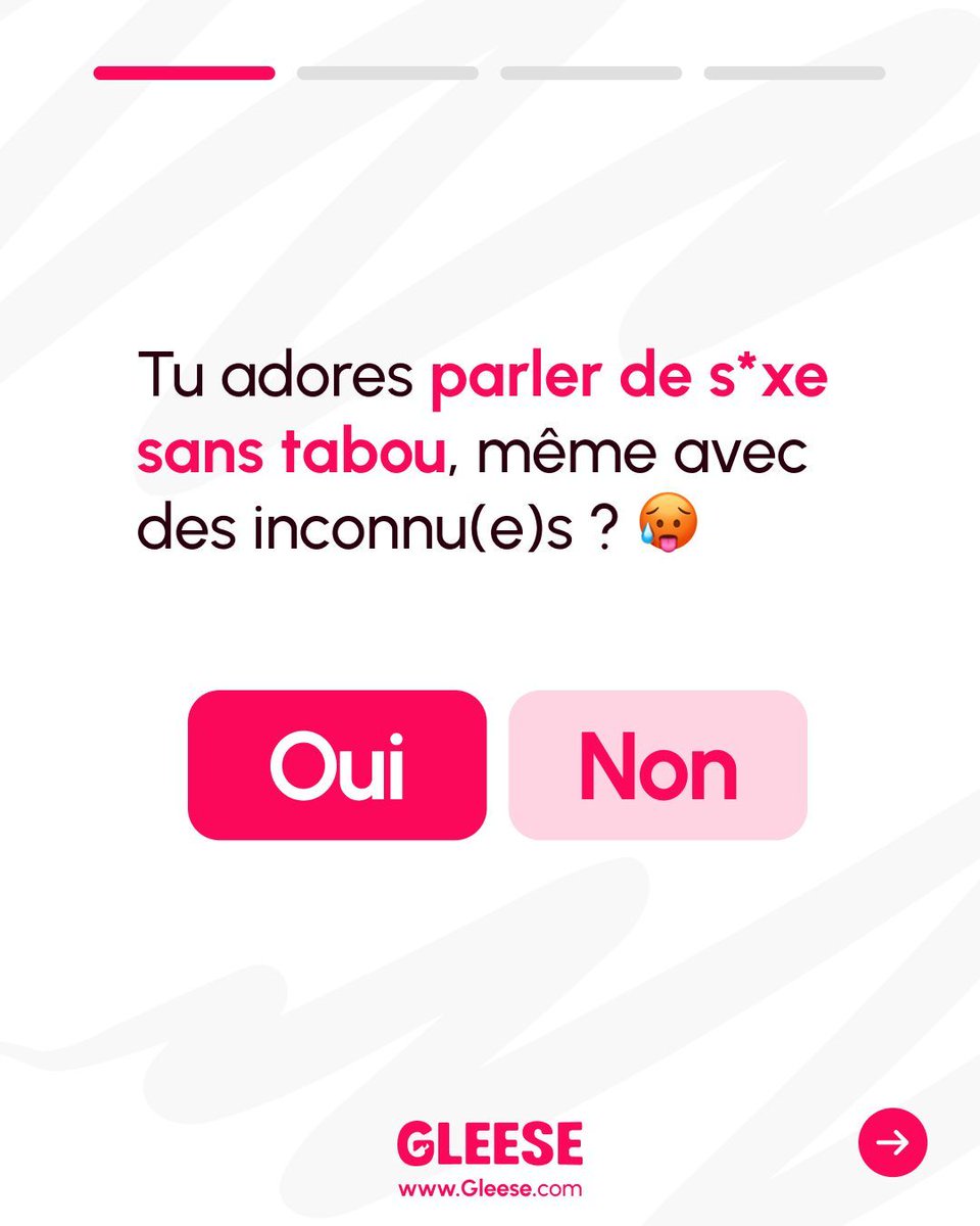 Gleese_off's tweet photo. On test si t'es assez ouvert(e) d'esprit pour rejoindre Gleese ? 👀

#Gleese #rencontres #ouvertdesprit https://t.co/LWUuhDbLsU