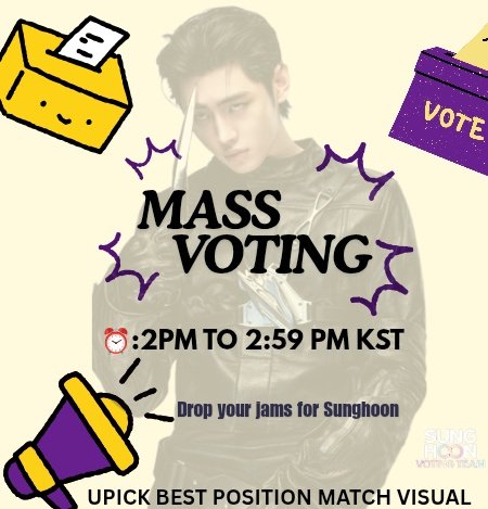 SUNGHOON VOTING TEAM tweet media