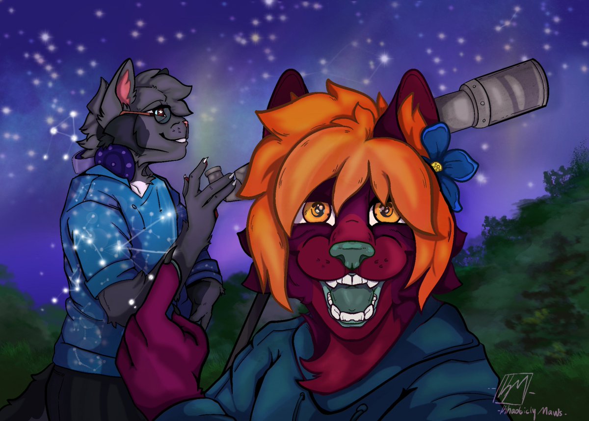 Eager to inspect the stars
telescope fiend <a href="/AlcorTheCat/">AlcorTheCat</a> 
Beautifully crafted by _khaoticlymaws_ on insta