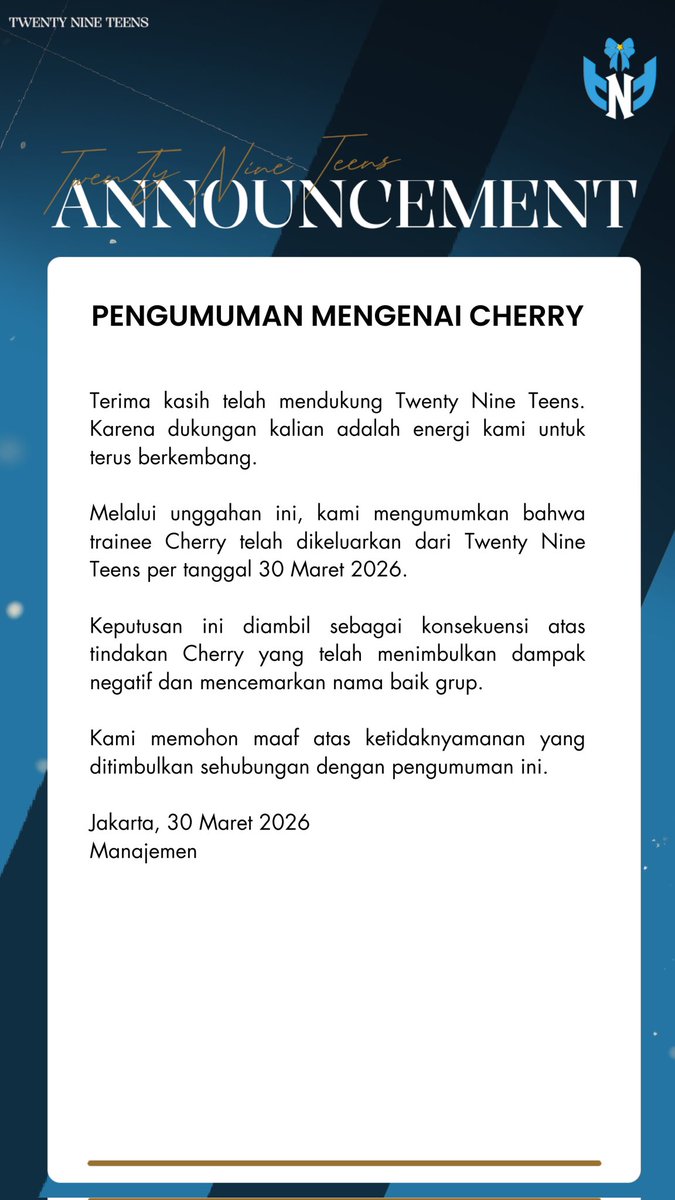 Twenty Nine Teens tweet media