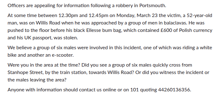 crochetjenny's tweet image. #Portsmouth    
hampshire.police.uk/news/hampshire…