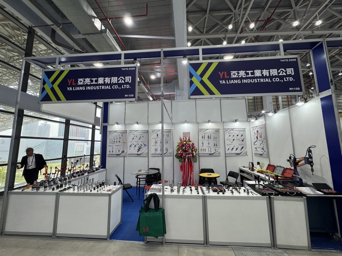 Yaliang_tw's tweet photo. TMTS 2026 successfully concluded.
Thank you to all visitors and partners who visited YA LIANG YL
We showcased our magnetic bases and tooling solutions. Your feedback is greatly appreciated.
#yl #tools #TMTS #CHUCK #tapping #drill #magnetictools #taiwan #yaliang #EDMtools #YL https://t.co/0glxi8vL2b