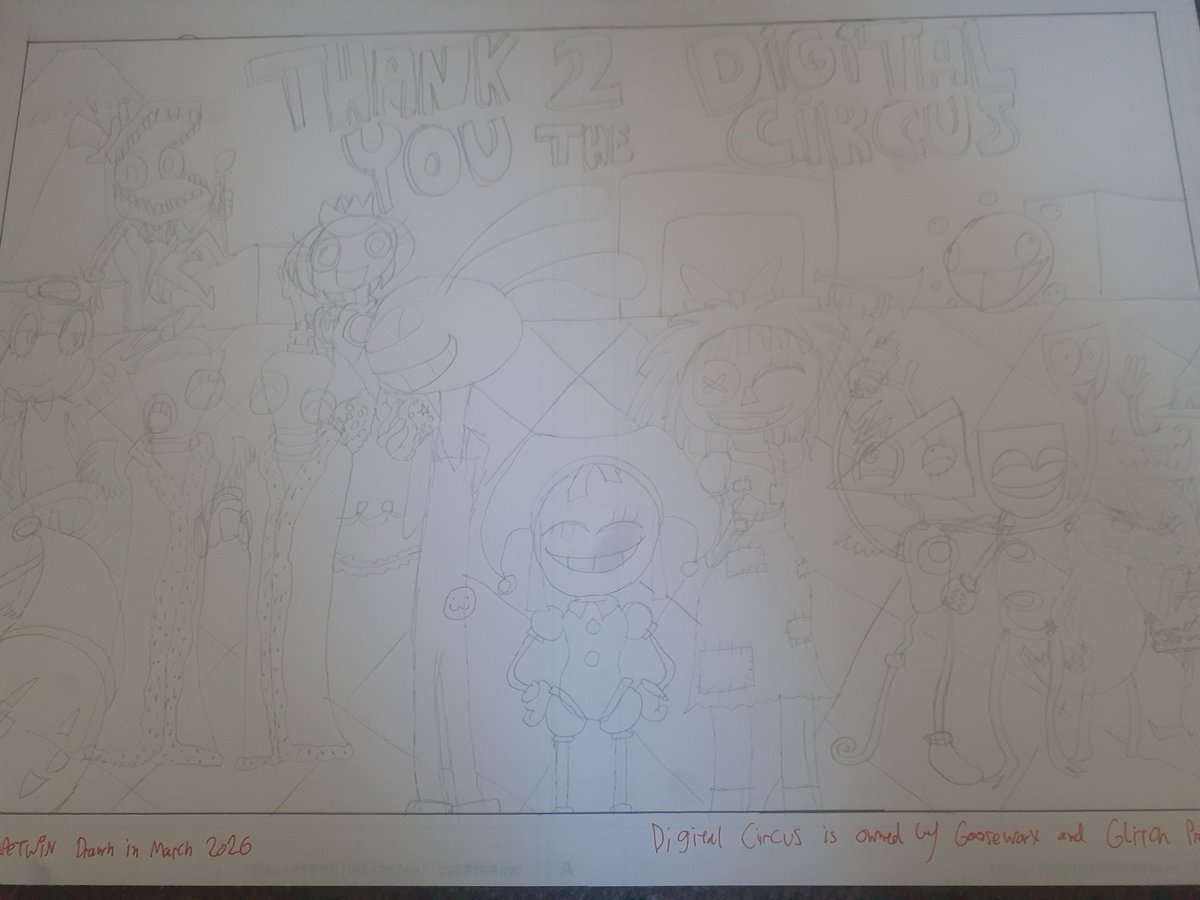 Juuust a little something for when June rolls around.
(Apologies if the image is difficult to see.)
#artistontwitter #TheAmazingDigitalCircus #tadc_fanart #wip