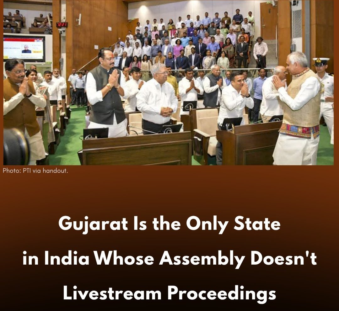 AAP in Gujarat has promised to bring transparency and allow live streaming of assembly proceedings once it forms the Govt in 2027.