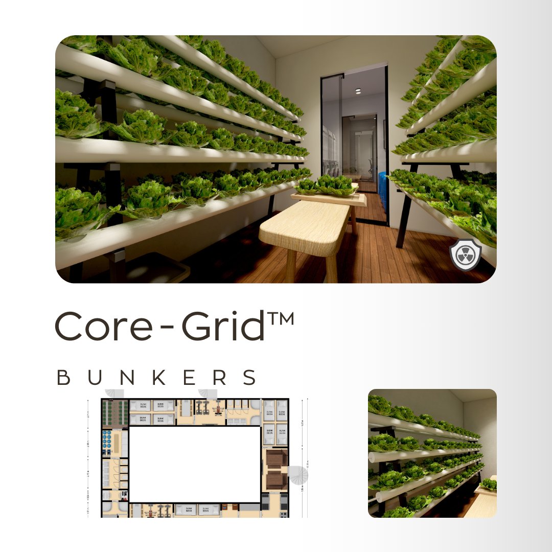 cyprusbunkers's tweet image. 🛡️ Core-Grid™: Built for Autonomy.

Integrated hydroponics.
Sustained food production.
Long-term survival.

#CBSS #Cyprus #Limassol #Nicosia #Bunkers #Shelters #CivilDefense #Κύπρος #Λεμεσός #Λευκωσία #Кипр #Лимассол #Никосия #קפריסין #לימסול #ניקוסיה #قبرص #ليماسول #نيقوسيا