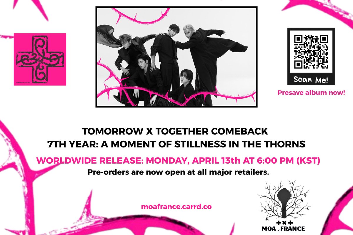 TXT ࣪MOA France 𖣂 | Fanbase tweet media