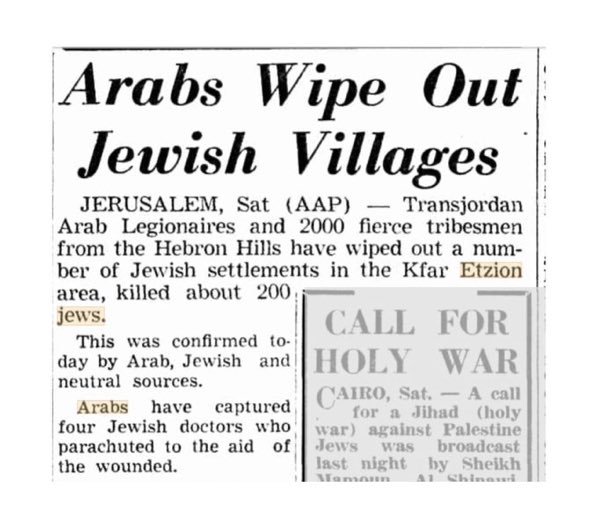 cecilbass's tweet photo. @Matsabane_ Many massacres of Jews by Muslims living in Palestine before 1948. https://t.co/JrK3L7ztVa