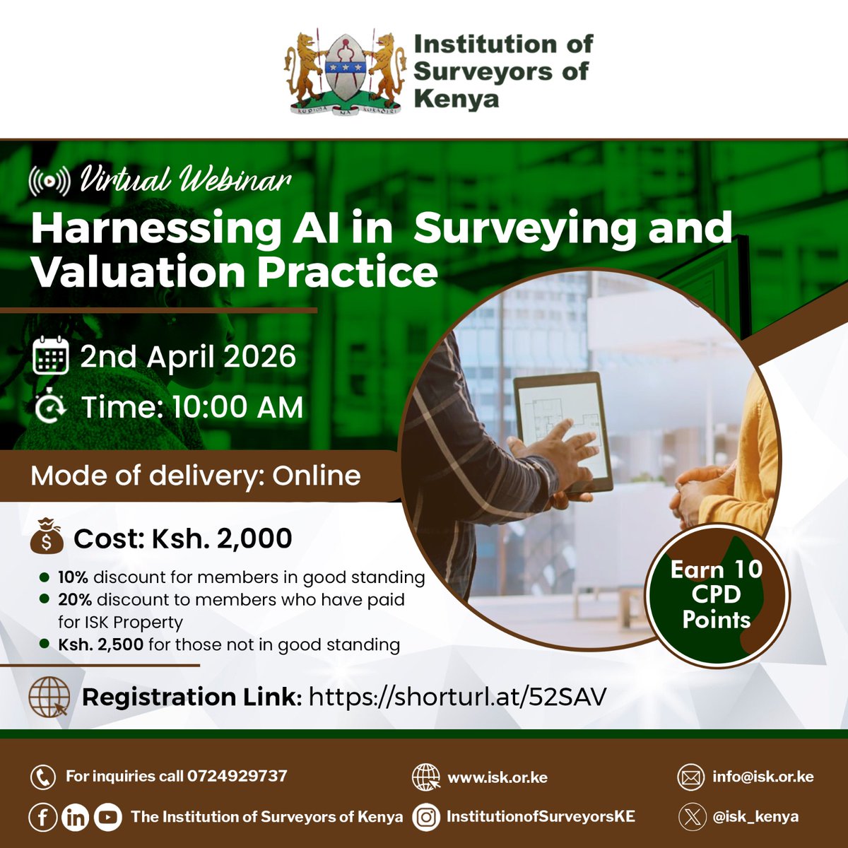 The Institution of Surveyors of Kenya tweet media